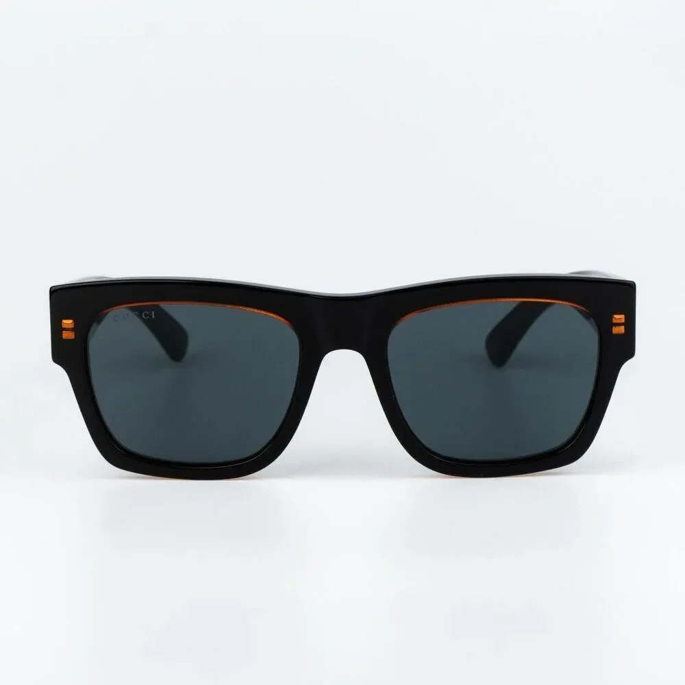 Gucci Men Sunglasses Black Blue Square GG1793S 003 NEW AUTHENTIC